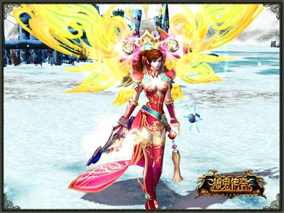 图片: 图3-《神鬼传奇》红色系复古时装“凤舞烟云裳”.jpg