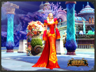 图片: 图4-《神鬼传奇》喜庆十足的新娘装.jpg