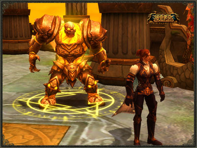 图片: 图3-《神鬼传奇》强悍黄金巨人召唤兽.jpg