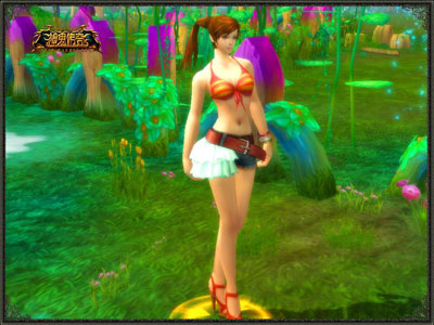 图片: 图4-《神鬼传奇》夏日比基尼时装-性感十足.jpg