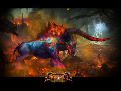 图片: 图3-暴躁火焰神牛-践踏魔幻大陆.jpg